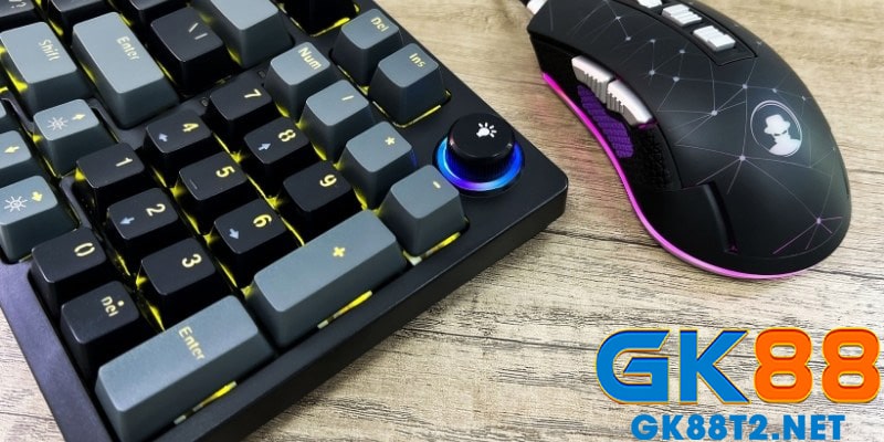 Bàn phím GK88 sử dụng nhựa chất lượng cao